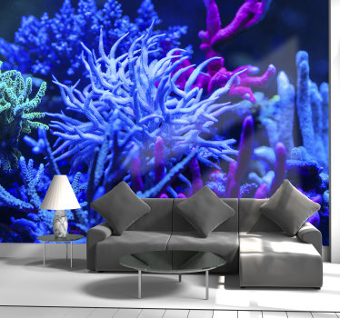 Koraal onderwater harmonie fotobehang strand - TenStickers