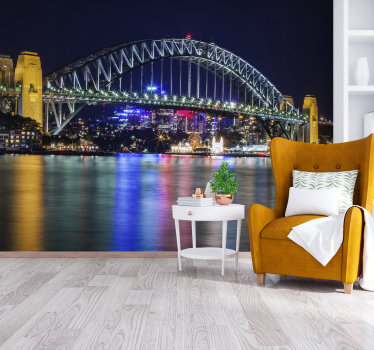 Sydney habour bridge photo wallpaper - TenStickers