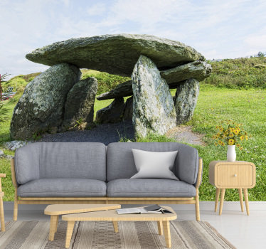 Landscape wall mural Altar Wedge Tomb - TenStickers