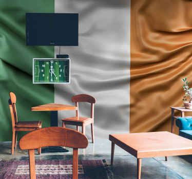 Flag of ireland City wall mural - TenStickers