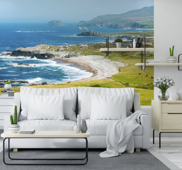 Malin head Ireland City wall mural - TenStickers