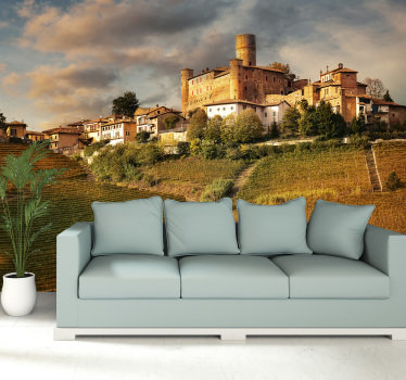 Questa foto murale di paesaggi è facile da applicare e non lascia tracce di utilizzo dopo l'uso, con una finitura opaca per prevenire i riflessi della luce esterna.