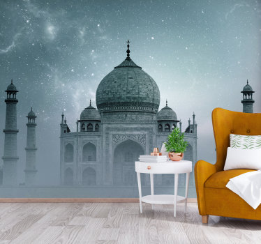 Fototapete Städte und Länder taj mahal nachtansicht - TenStickers