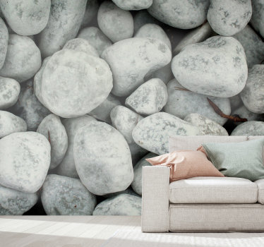 Natural Stones stone wall mural - TenStickers