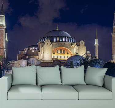 Ayasofya geceleri duvar resmi - TenStickers