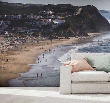 Mural de parede decorativo do mar Praia de Aljezur - TenStickers