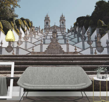 Mural de parede decorativo do Bom Jesus do Monte - TenStickers