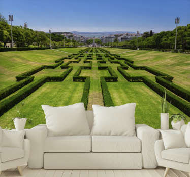 Com este mural de parede decorativo de Lisboa, pode apreciar a vista do Parque Eduardo VII num dia ensolarado.