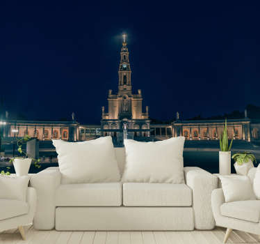 Mural de parede decorativo Santuário de Fátima - TenStickers