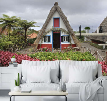 Fotomural decorativo Casas de Santana - TenStickers