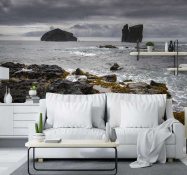 Mural de parede decorativo vista para o mar - TenStickers