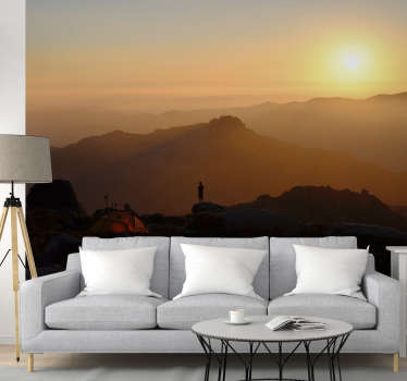 Fotomural Sunset no Gerês - TenStickers