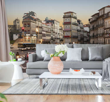 Fotomural decorativo de cidades Algures no Porto - TenStickers