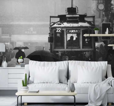 Fotomural de cidades Elétrico Rua do Carmo - TenStickers