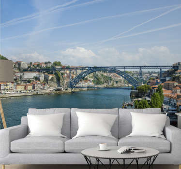 Fotomural decorativo de cidades Ponte D. Luís - TenStickers