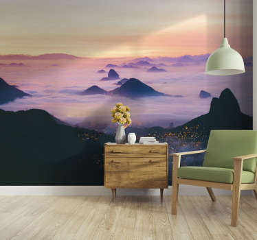 Fotomural de parede RJ sob as nuvens - TenStickers