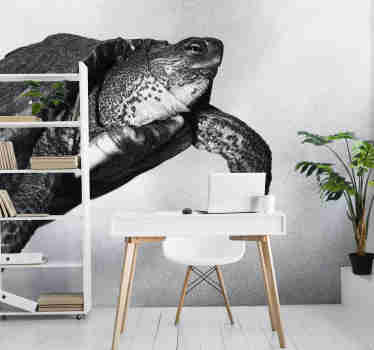 Tapisserie autres animaux tortue nageant - TenStickers