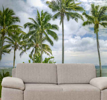 Szamoa tengerparti falfestmény - TenStickers