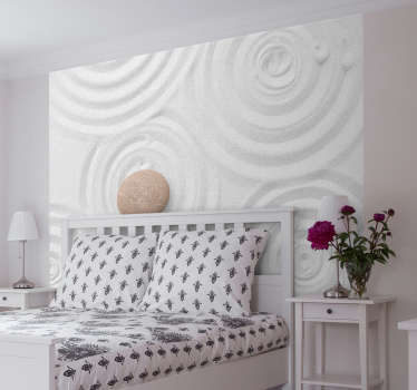 3d Stone In Sand Wall Mural