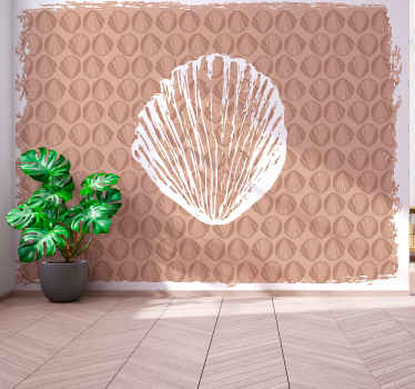 Ostale zidne freske uzorak školjki - TenStickers