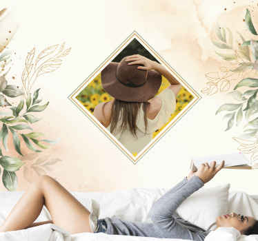 Painting your photo custom wall mural - TenStickers