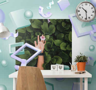 Fototapete personalisiert 3d-effekt fotomural mit foto - TenStickers