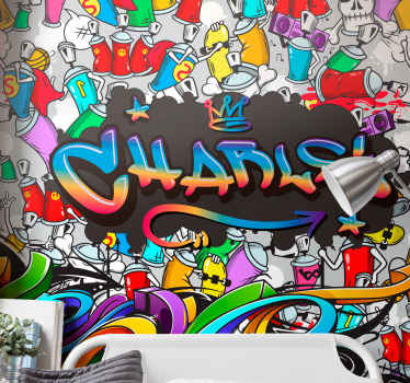 Street pictures name custom wall mural - TenStickers
