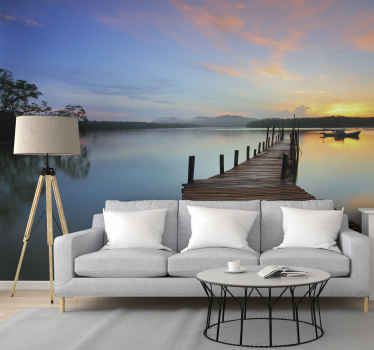 Lovely lake wall murals for your home - TenStickers