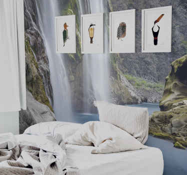 Fotomural de cascada enorme suave - TenVinilo