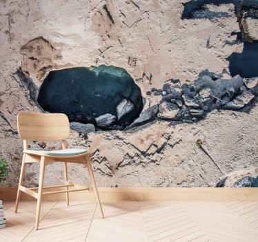 Fototapeta natura skalisty basen oceaniczny - TenStickers