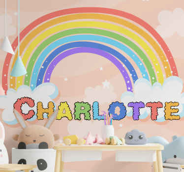 Fotomural personalizable Arcoiris de colores - TenVinilo