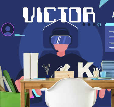 音乐照片墙 游戏虚拟现实 - TenStickers