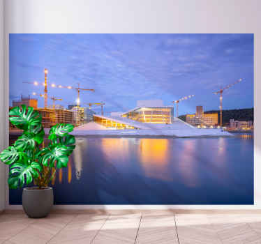 Fototapeta miasto nowoczesny projekt architektoniczny - TenStickers