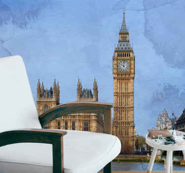 伦敦壁画 大本钟地标 - TenStickers