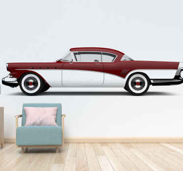 Classic Car Profile wall mural vehicle - TenStickers