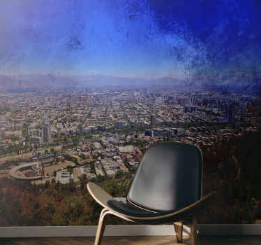 Fototapete Städte verschwommene panoramasicht - TenStickers