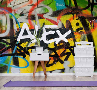 Colorful Urban Art graffiti wall mural - TenStickers