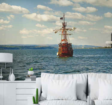Sailing Ship Adventure wall mural vehicle - TenStickers