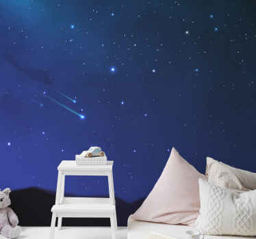 Falling stars Sky Wall Mural - TenStickers