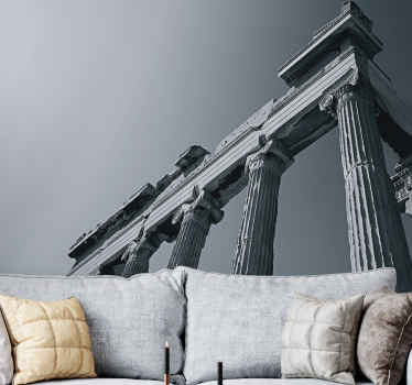 τοιχογραφία τέχνης αρχαίας ελληνικής αρχιτεκτονικής - TenStickers