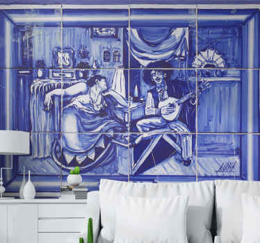 Portuguesa Fado wall mural - TenStickers