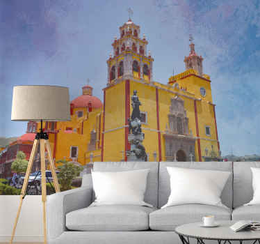 Fotomural ciudad Basilica de mexico - TenVinilo