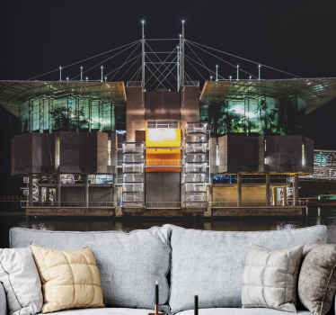 Fototapete Lissabon ozeanarium bei nacht - TenStickers