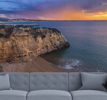 Apus de soare în muralul maritim lagos - TenStickers