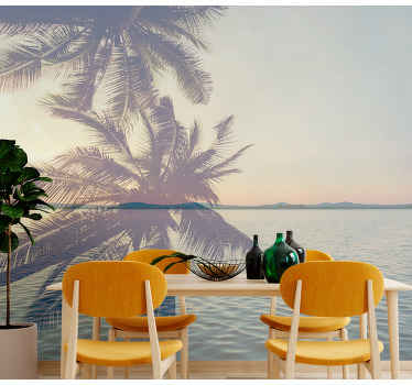 Vinilo efectos visuales Fondo de mar y plantas - TenVinilo