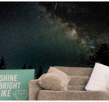 Fototapeta kosmos niebiański nocny krajobraz - TenStickers