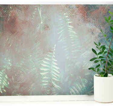 Fototapete Eingang sanftes farnmuster - TenStickers
