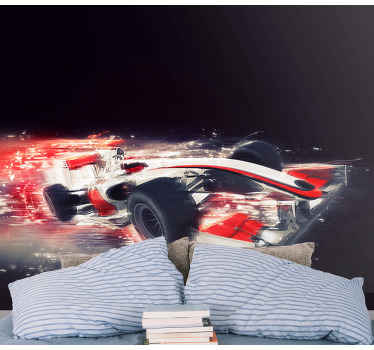 硼化物公式1汽车壁画 - TenStickers