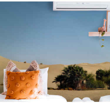 Fototapete Wüste sanddünenoase - TenStickers