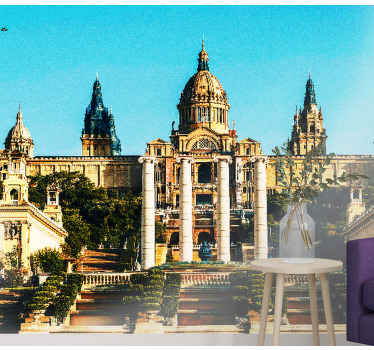 National Catalan Museum Barcelona mural - TenStickers